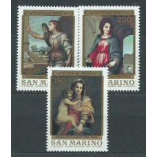 San Marino - Correo 1980 Yvert 1021/3 ** Mnh Navidad