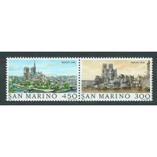 San Marino - Correo 1982 Yvert 1057/8 ** Mnh Ciudades del mundo