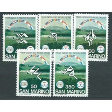San Marino - Correo 1985 Yvert 1110/4 ** Mnh Deportes