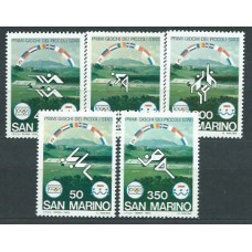 San Marino - Correo 1985 Yvert 1110/4 ** Mnh Deportes