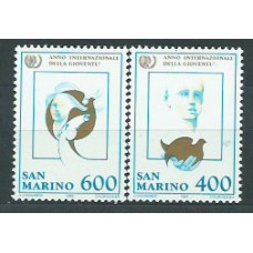 San Marino - Correo 1985 Yvert 1115/6 ** Mnh