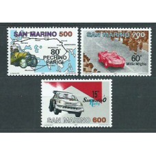 San Marino - Correo 1987 Yvert 1150/2 ** Mnh Deportes automovilismo