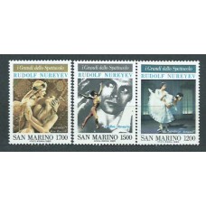 San Marino - Correo 1989 Yvert 1218/20 ** Mnh Rudof Nureyev