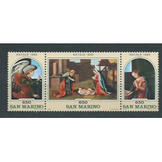 San Marino - Correo 1989 Yvert 1221/3 ** Mnh Navidad