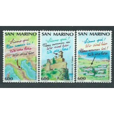 San Marino - Correo 1990 Yvert 1229/31 ** Mnh