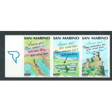 San Marino - Correo 1990 Yvert 1229A/31A ** Mnh
