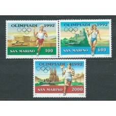 San Marino - Correo 1991 Yvert 1266/8 ** Mnh Olimpiadas de Barcelona