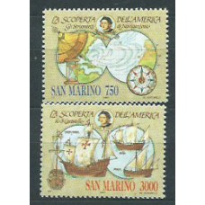San Marino - Correo 1991 Yvert 1269/70 ** Mnh Cristobal Colón