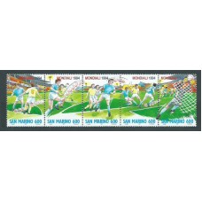San Marino - Correo 1994 Yvert 1370/4 ** Mnh Deportes fútbol