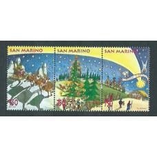 San Marino - Correo 1995 Yvert 1429/31 ** Mnh Navidad