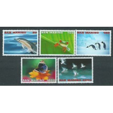 San Marino - Correo 1996 Yvert 1439/43 ** Mnh Fauna