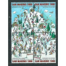 San Marino - Correo 1997 Yvert 1491/4 ** Mnh Deportes