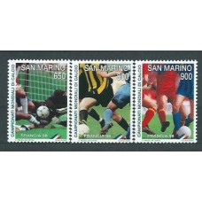 San Marino - Correo 1998 Yvert 1571/3 ** Mnh Deportes fútbol