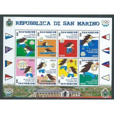 San Marino - Correo 2001 Yvert 1749/56 ** Mnh Deportes