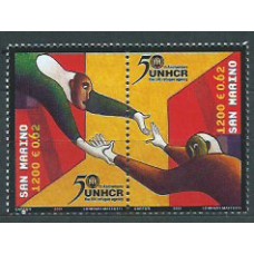 San Marino - Correo 2001 Yvert 1759/60 ** Mnh Refugiados