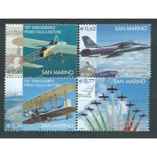 San Marino - Correo 2003 Yvert 1888/91 ** Mnh Aviación