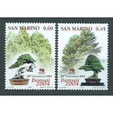 San Marino - Correo 2004 Yvert 1935/6 ** Mnh Bonsai