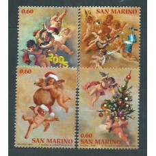 San Marino - Correo 2004 Yvert 1968/71 ** Mnh Navidad