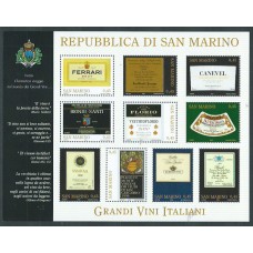 San Marino - Correo 2005 Yvert 2019/28 ** Mnh Vinos italianos