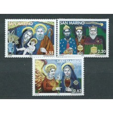 San Marino - Correo 2005 Yvert 2036/8 ** Mnh Navidad