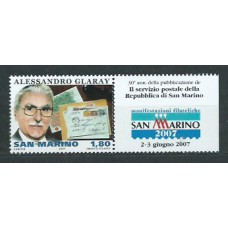 San Marino - Correo 2007 Yvert 2079 ** Mnh Filatelia