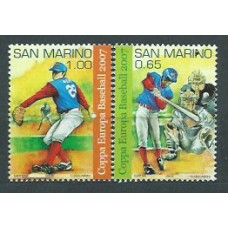 San Marino - Correo 2007 Yvert 2095/6 ** Mnh Deportes