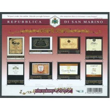 San Marino - Correo 2007 Yvert 2101/8 ** Mnh Vinos europeos