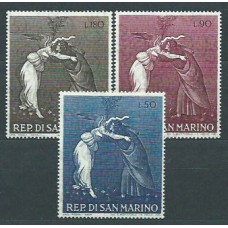 San Marino - Correo 1968 Yvert 725/7 ** Mnh Navidad