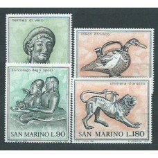 San Marino - Correo 1971 Yvert 787/90 ** Mnh Arte Etrusco