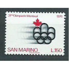 San Marino - Correo 1976 Yvert 918 ** Mnh Olimpiadas de Montreal