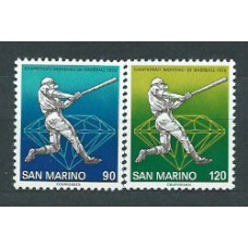 San Marino - Correo 1978 Yvert 958/9 ** Mnh Deportes