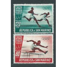 San Marino - Aereo Yvert 103/4 * Mh Deportes