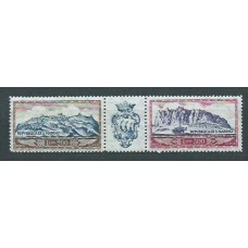 San Marino - Aereo Yvert 108/9 ** Mnh Monte Titan