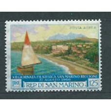 San Marino - Aereo Yvert 126 ** Mnh Barcos