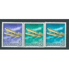 San Marino - Aereo Yvert 144/6 ** Mnh Aviones