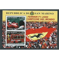 San Marino - Correo 2001 Yvert 1723/4 ** Mnh Automoviles Ferrari