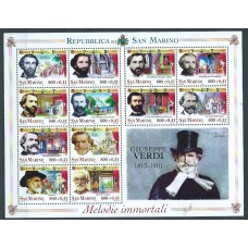 San Marino - Hojas Yvert 30 ** Mnh Verdi