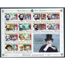 San Marino - Hojas Yvert 30 ** Mnh Verdi