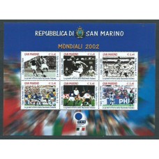 San Marino - Correo 2002 Yvert 1809/14 ** Mnh Deportes fútbol