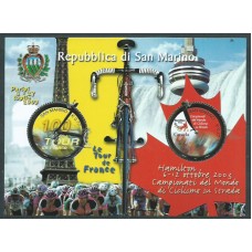 San Marino - Hojas Yvert 35 ** Mnh Deportes ciclismo