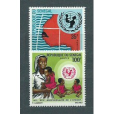 Senegal - Correo Yvert 356/7 ** Mnh  UNICEF