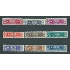 Somalia Italiana - Paquetes Postales Yvert 47/55 * Mh