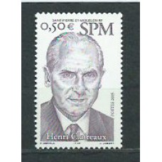 San Pierre y Miquelon - Correo Yvert 840 ** Mnh Personaje