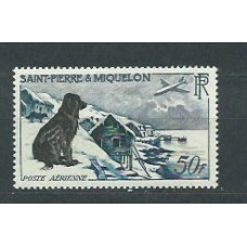 San Pierre y Miquelon - Aereo Yvert 24 ** Mnh Fauna.