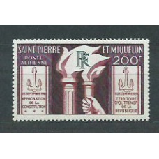 San Pierre y Miquelon - Aereo Yvert 26 ** Mnh