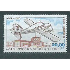 San Pierre y Miquelon - Aereo Yvert 68 ** Mnh Avión