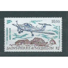 San Pierre y Miquelon - Aereo Yvert 70 ** Mnh Avión