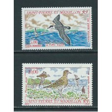 San Pierre y Miquelon - Aereo Yvert 72/3 ** Mnh Fauna. Aves