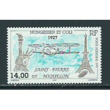 San Pierre y Miquelon - Aereo Yvert 77 ** Mnh Avión