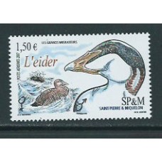 San Pierre y Miquelon - Aereo Yvert 87 ** Mnh Fauna. Aves